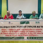 colloque sur l'espace civique au Togo